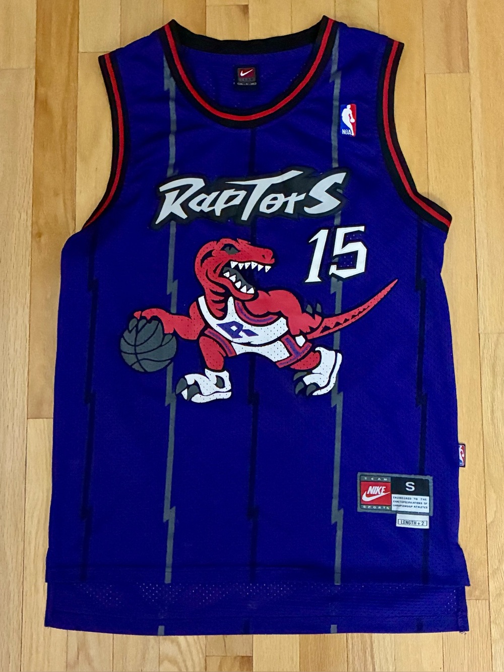 Vince Carter #15 Toronto Raptors Nike Stitched Jersey Men’s Size S